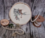 Borduurbestand Stickzebra Pferd mit Fohlen, Duits