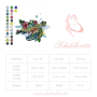 Borduurbestand Stickzebra Schildkröte, Duits