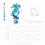 Borduurbestand Stickzebra  Seepferdchen, Duits