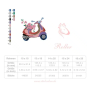 Borduurbestand Stickzebra Traumhafter Roller mit Blumen, Duits