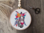 Borduurbestand Stickzebra zebra, Duits