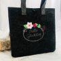 Fichier modèle broderie Écusson Hallo Glückstag Doodle Stickzeit