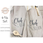 Fichier modèle broderie Chef cuisinier Stickzeit