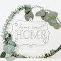 Fichier modèle broderie Message Home Sweet Home Stickzeit