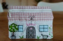 Fichier modèle broderie Trousse maison cottage Stickzeit