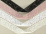 Embroidered laceband, dusty pink