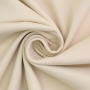 Tissu coton sergé twill stretch doux Peach Touch, crème