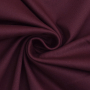 Tissu coton sergé twill stretch doux Peach Touch, lie de vin