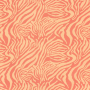 Tissu satin de coton stretch zébré Animal Stripes, saumon