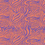 Tissu satin de coton stretch zébré Animal Stripes, pourpre