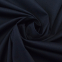 Tissu satin de coton stretch uni, bleu marine