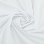 Tissu satin de coton stretch uni, blanc