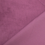 Tissu velours côtelé stretch Susi, baie