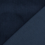 Tissu velours côtelé stretch Susi, bleu foncé