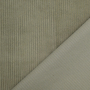 Tissu velours côtelé stretch Susi, kaki