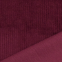 Tissu velours côtelé stretch Susi, prune