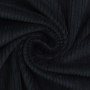 Stretch brede corduroy Susi, zwart