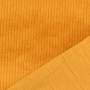Stretch brede corduroy Susi, mosterdgeel