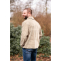 Stretch corduroy Soft-Finish, crèmekleurig