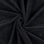 Stretch corduroy Soft-Finish, zwart