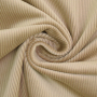 Tissu velours côtelé milleraies stretch uni, beige