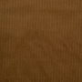 Tissu velours côtelé milleraies stretch uni, marron