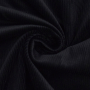 Tissu velours côtelé stretch uni, noir