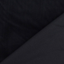 Tissu velours côtelé stretch uni, noir