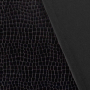 Stretch foil jersey croco, black