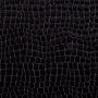 Stretch foil jersey croco, black