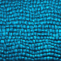 Lamé / elastische foliejersey croco, turquoise