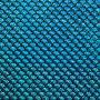 Lamé / elastische foliejersey mermaid, turquoise