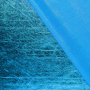Lamé / elastische foliejersey turquoise