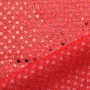 Tissu paillettes stretch, rouge