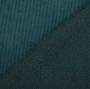 Tissu velours côtelé milleraies stretch Poly, pétrole foncé
