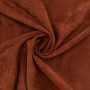 Tissu velours côtelé milleraies stretch Poly, marron rouille