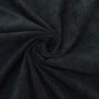 Tissu velours côtelé milleraies stretch Poly, noir