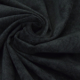 Tissu velours côtelé milleraies stretch Poly, noir