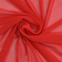 Tissu tulle souple stretch, rouge