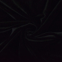 Tissu velours stretch, noir