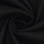 Tissu lin viscose stretch, noir