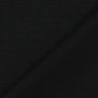 Tissu lin viscose stretch, noir