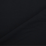 Tissu viscose popeline stretch, noir
