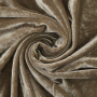 Tissu velours stretch, gris taupe