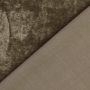 Tissu velours stretch, gris taupe