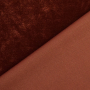Stretch fluweel, terracotta