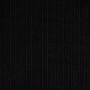 Tissu chenille maille tricot, noir