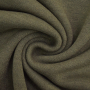 Tissu jersey maille tricot doubleface, vert olive