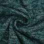 Knitted fabric melange, green