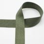 Sangle anse de sac bandoulière 4 cm, vert armée